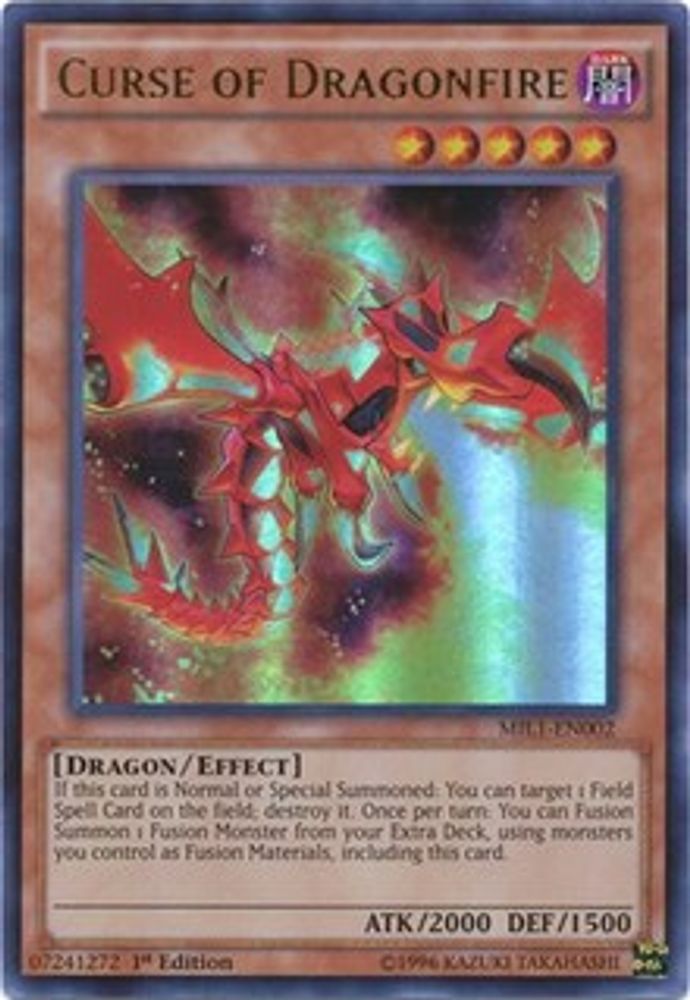 Curse of Dragonfire (MIL1-EN002) - Ultra Rare