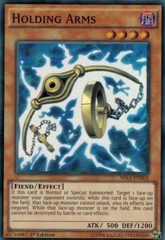 Holding Arms (MIL1-EN003) - Super Rare
