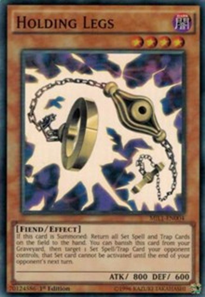 Holding Legs (MIL1-EN004) - Super Rare