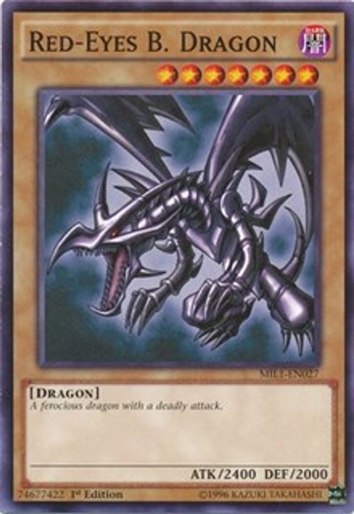 Red-Eyes B. Dragon (MIL1-EN027) - Common