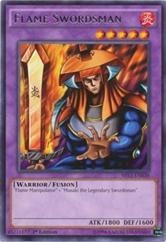 Flame Swordsman (MIL1-EN038) - Rare