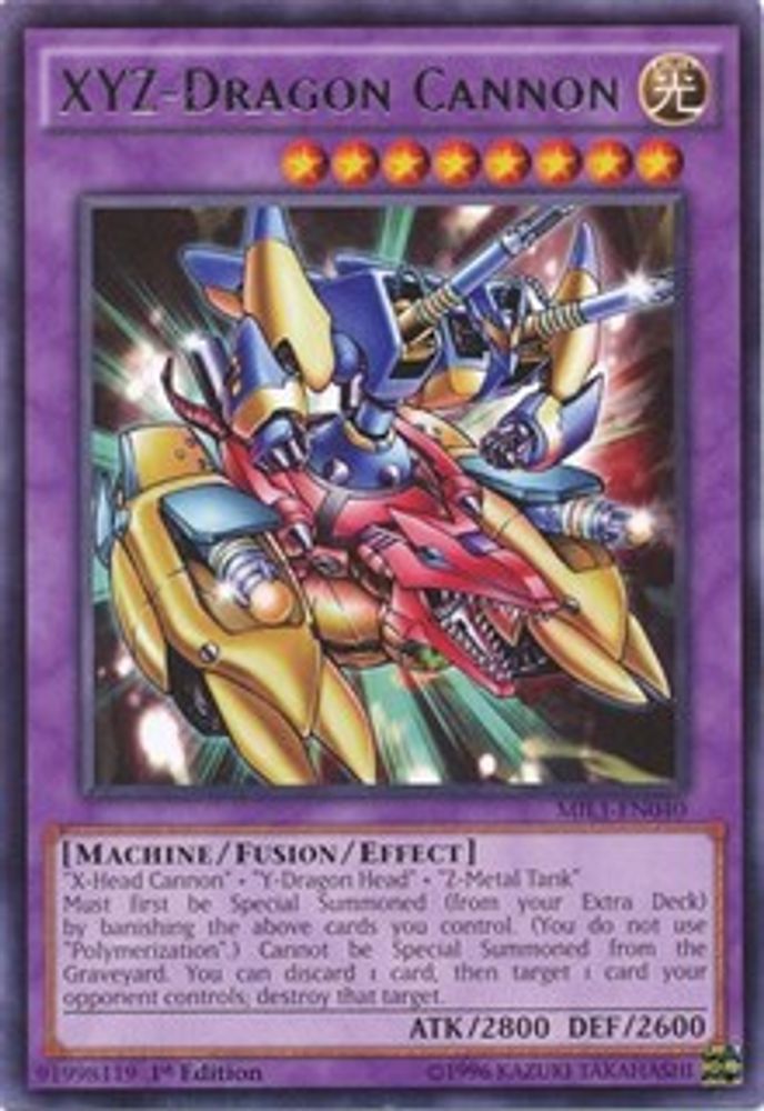 XYZ-Dragon Cannon (MIL1-EN040) - Rare