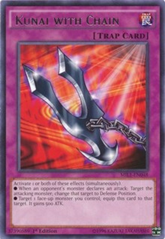 Kunai with Chain (MIL1-EN048) - Rare
