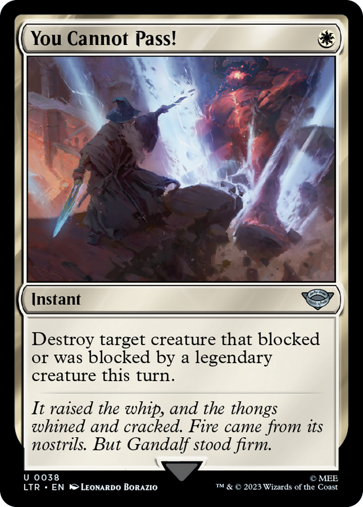 Tu ne peux pas passer! [Le Seigneur des Anneaux : Contes de la Terre du Milieu] 