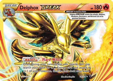 Delphox BREAK 014  - Holofoil - Rare BREAK