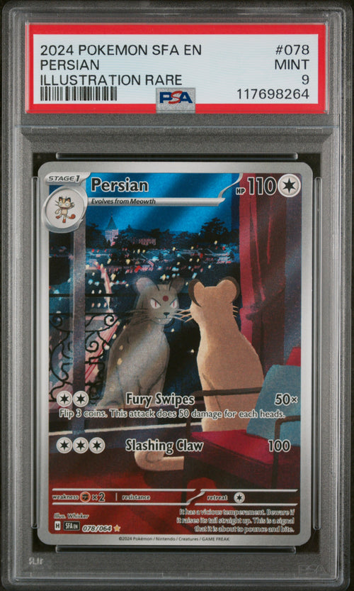 Pokemon - PSA 9 - Persian - Shrouded Fable