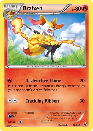 Braixen/124  - Uncommon