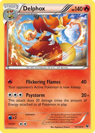 Delphox 013  - Holofoil - Holo Rare