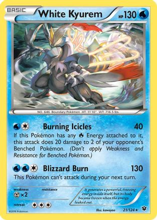 White Kyurem 021  - Holofoil - Holo Rare