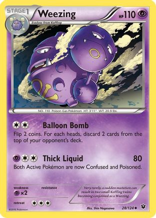 Weezing 028  - Uncommon