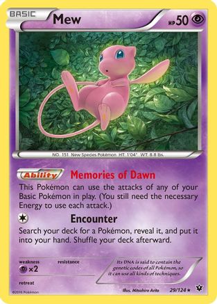 Mew 029  - Holofoil - Holo Rare