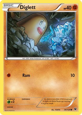 Diglett 036  - Common