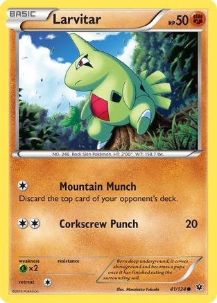 Larvitar (41) (41) 041  - Common