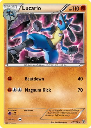 Lucario (47) (47) 047  - Rare