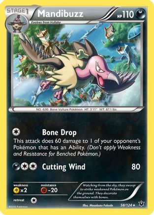Mandibuzz 058/124  - Rare