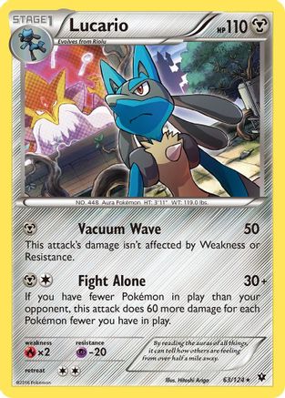 Lucario (63) (63) 063  - Holofoil - Holo Rare