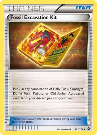 Fossil Excavation Kit/124  - Uncommon