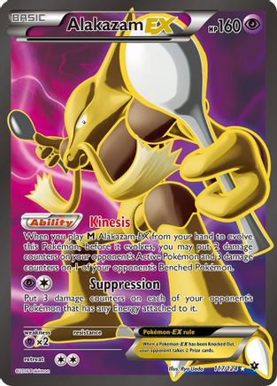 Alakazam EX (Full Art) 117  - Holofoil - Ultra Rare