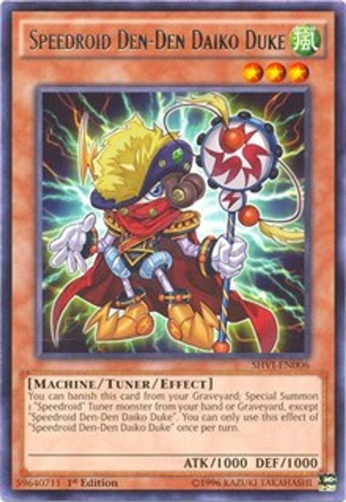 Speedroid Den-Den Daiko Duke (SHVI-EN006) - Rare