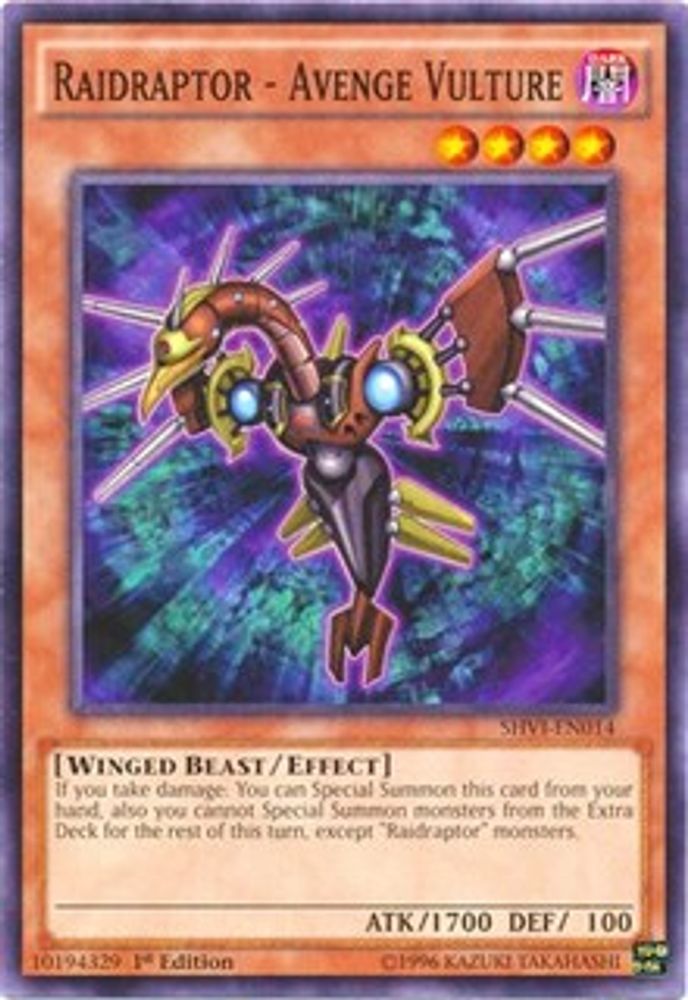 Raidraptor - Avenge Vulture (SHVI-EN014) - Common