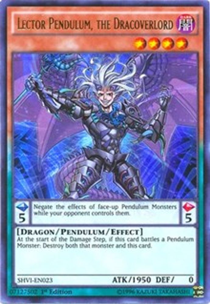 Lector Pendulum, the Dracoverlord (SHVI-EN023) - Ultra Rare