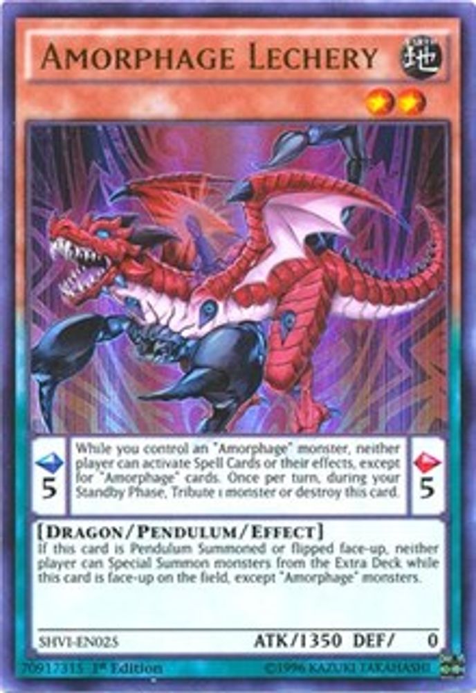 Amorphage Lechery [SHVI-EN025] Ultra Rare 