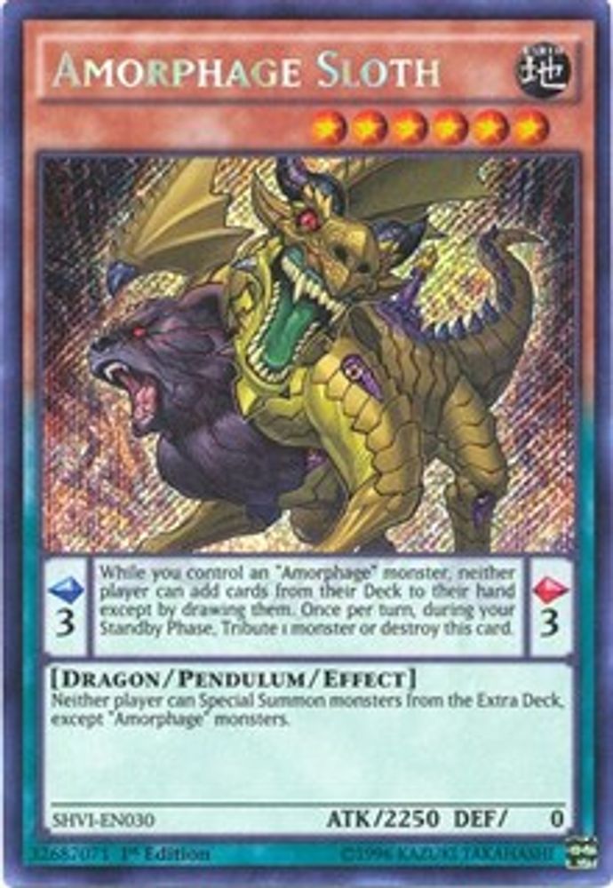 Amorphage Sloth (SHVI-EN030) - Secret Rare