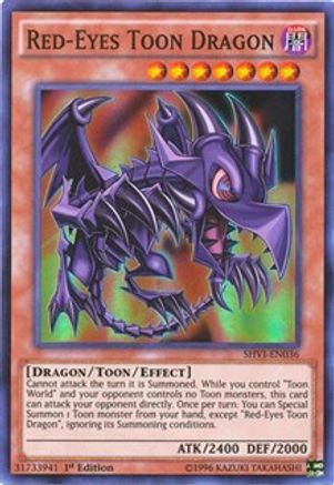 Red-Eyes Toon Dragon [SHVI-EN036] Super Rare