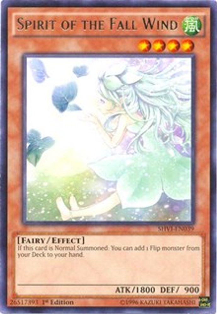 Spirit of the Fall Wind (SHVI-EN039) - Rare