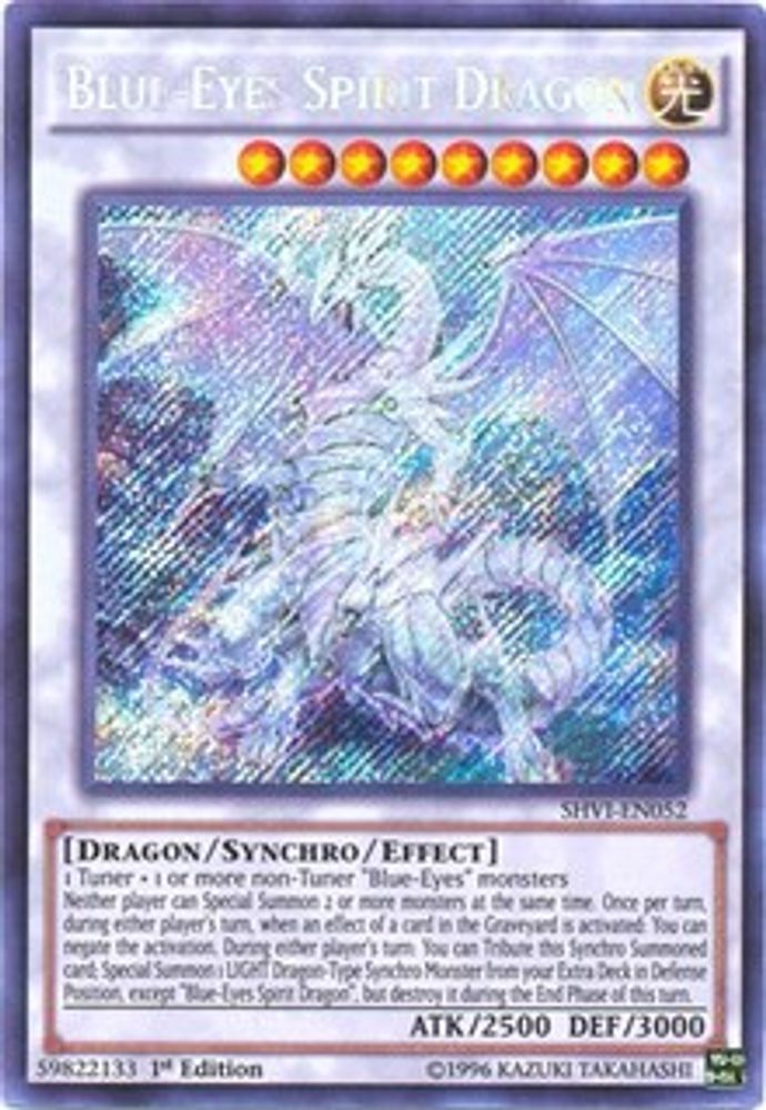 Dragon spirituel aux yeux bleus [SHVI-EN052] Secret Rare 
