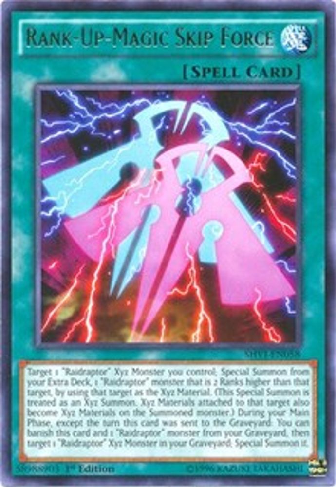 Rank-Up-Magic Skip Force (SHVI-EN058) - Rare