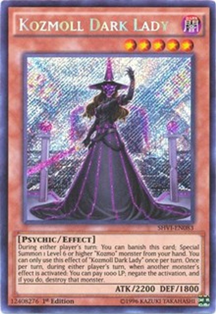 Kozmoll Dark Lady (SHVI-EN083) - Secret Rare