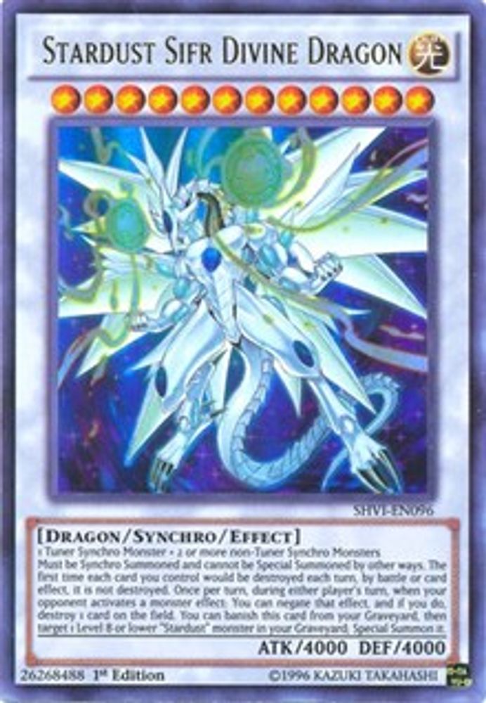 Stardust Sifr Divine Dragon (SHVI-EN096) - Ultra Rare