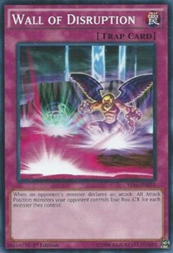 Wall of Disruption (YS16-EN033) - Common