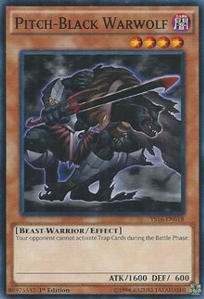 Pitch-Black Warwolf (YS16-EN018) - Common