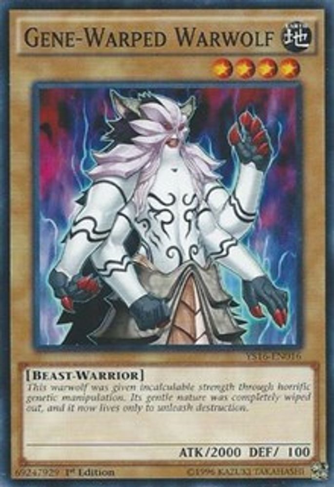 Gene-Warped Warwolf (YS16-EN016) - Common