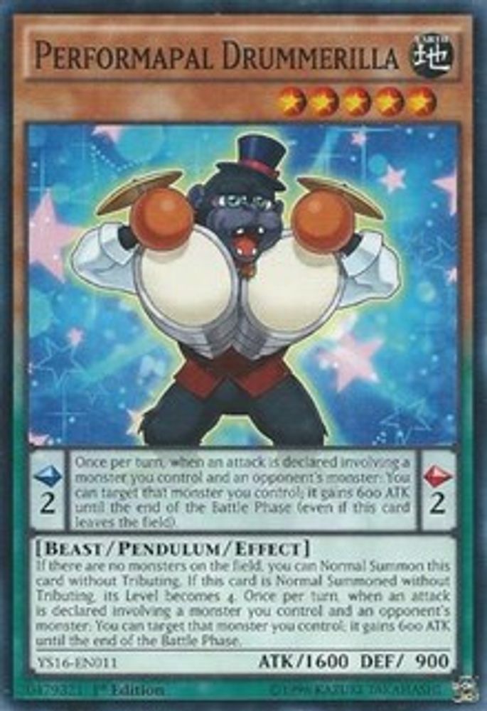 Drummerilla Performapal [YS16-EN011] Commun 