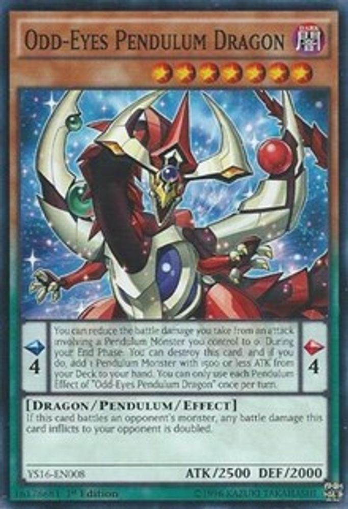Dragon Pendule aux Yeux Impairs [YS16-EN008] Commun 