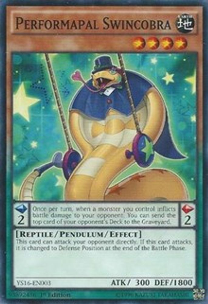 Performapal Swincobra (YS16-EN003) - Common