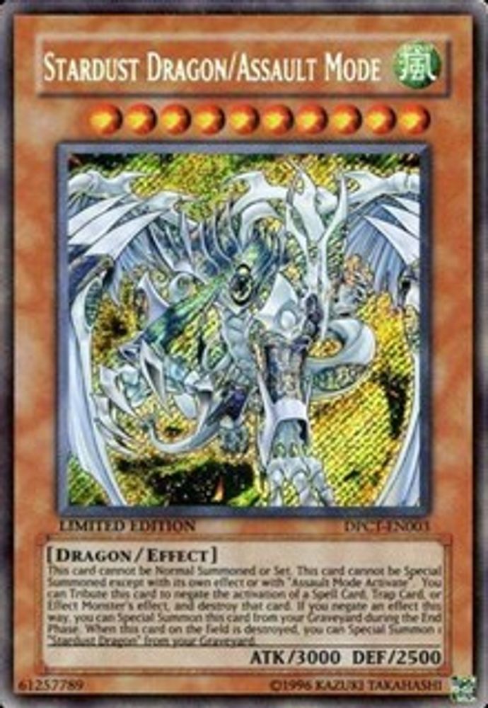 Stardust Dragon/Assault Mode (Secret) (DPCT-EN003) - Secret Rare