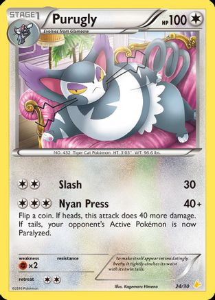 Purugly (24/30) [XY : Kit d'entraînement 3 - Pikachu Libre] 
