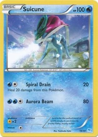 Suicune (14 - Non-Holo)  - Common