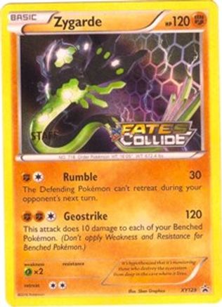 Zygarde - XY129 (Prerelease) [Staff]  - Holofoil - Promo