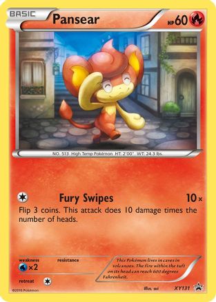 Pansear XY131  - Holofoil - Promo