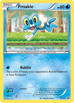 Froakie - XY138  - Holofoil - Promo