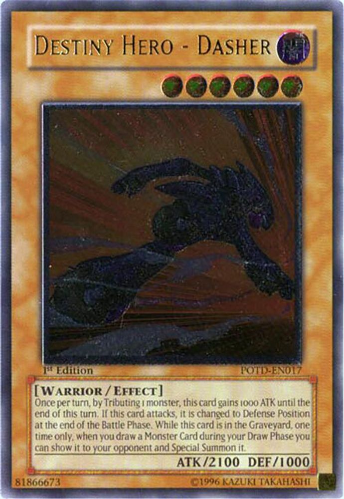 Destiny Hero - Dasher (UTR) (POTD-EN017) - Ultimate Rare