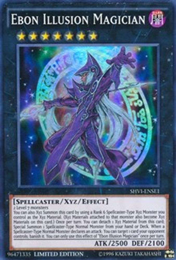 Magicien de l'illusion d'ébène [SHVI-ENSE1] Super Rare 