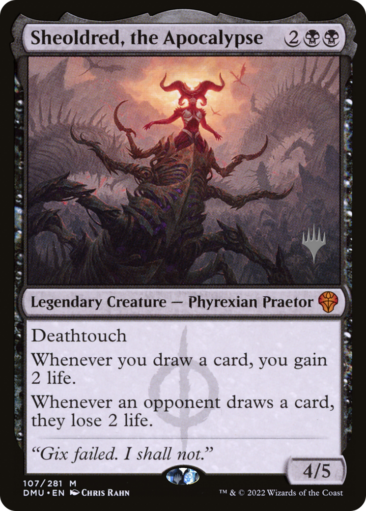 Sheoldred, l'Apocalypse (Pack promotionnel) [Dominaria United Promos] 