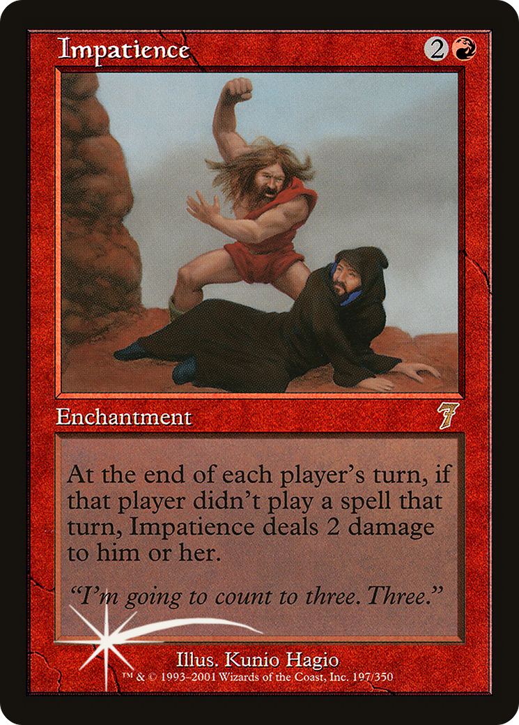 Impatience (7ED-197) - 7th Edition Foil