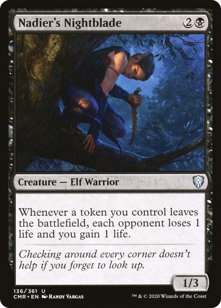 Lame nocturne de Nadier [Commander Legends] 